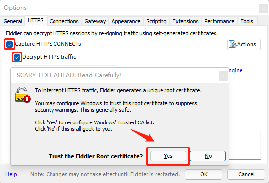 设置解密 HTTPS 流量