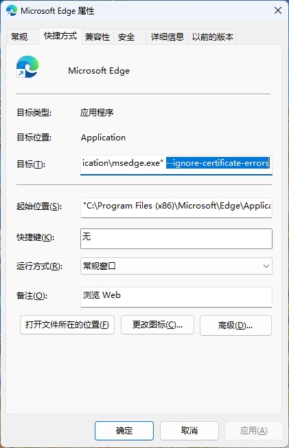 --ignore-certificate-errors