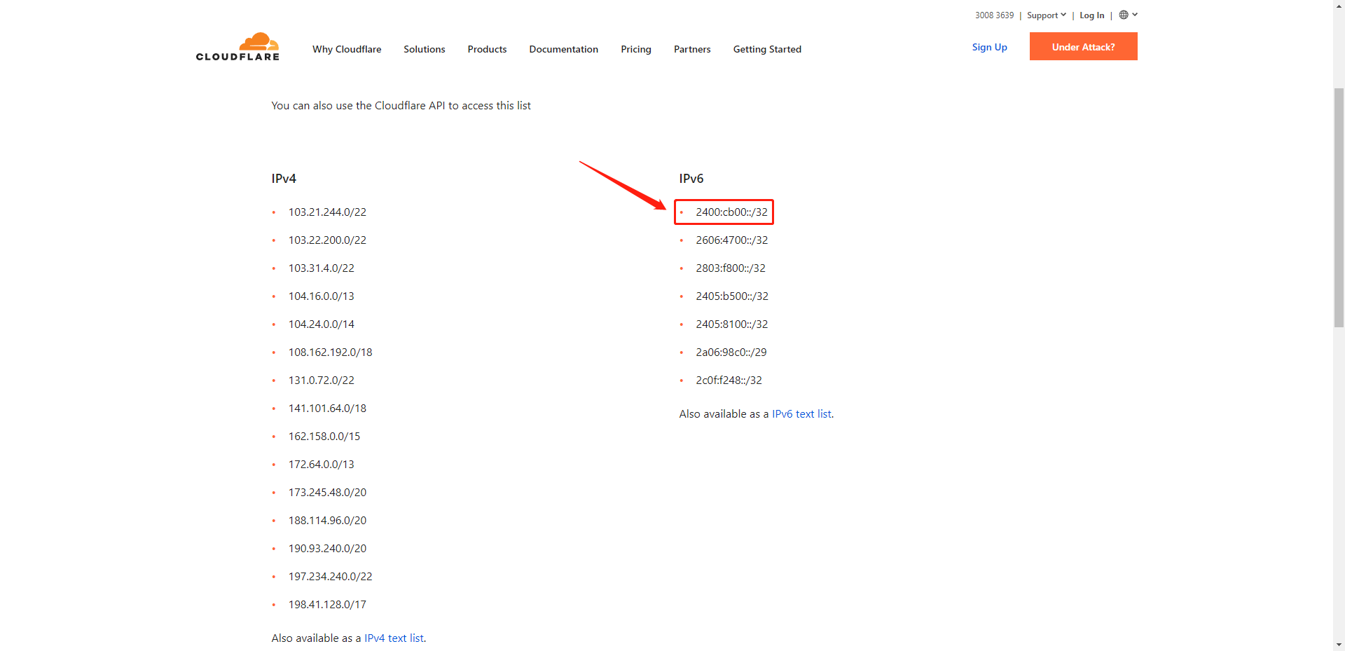 Cloudflare IP