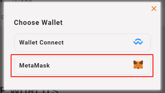 选择 MetaMask