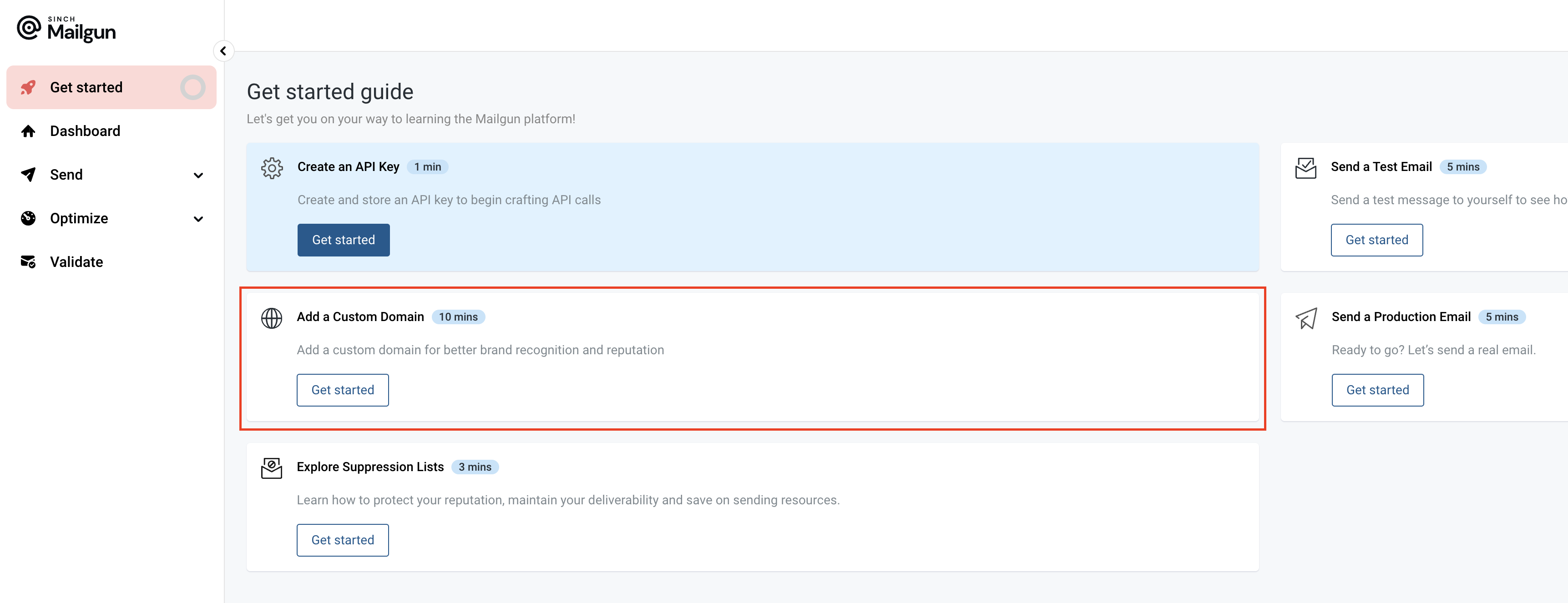 Add a Custom Domain