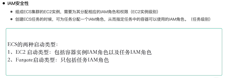 ECS 运行所需 IAM 角色