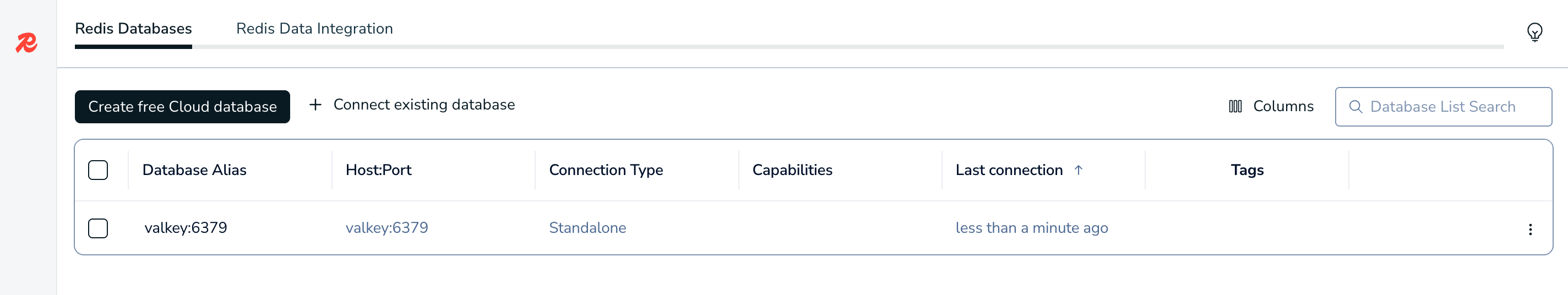 Valkey 和 Redis Insight 启动状态